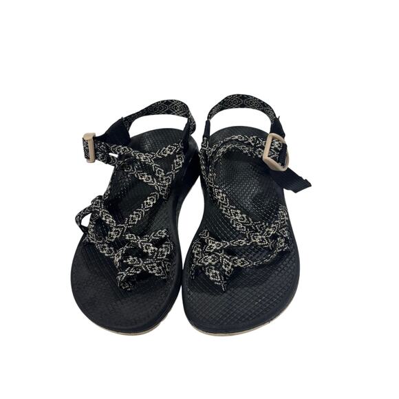 Chaco Women’s Z/2 Classic Sandals Size 7 US / UK 5 EU 38 Black & white  Pattern - Picture 3 of 7